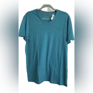 Final sale❗️ Old Navy Men's Size Lg, Heathered Teal V Neck.  Preowned